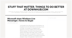 Desktop Screenshot of downhub.com